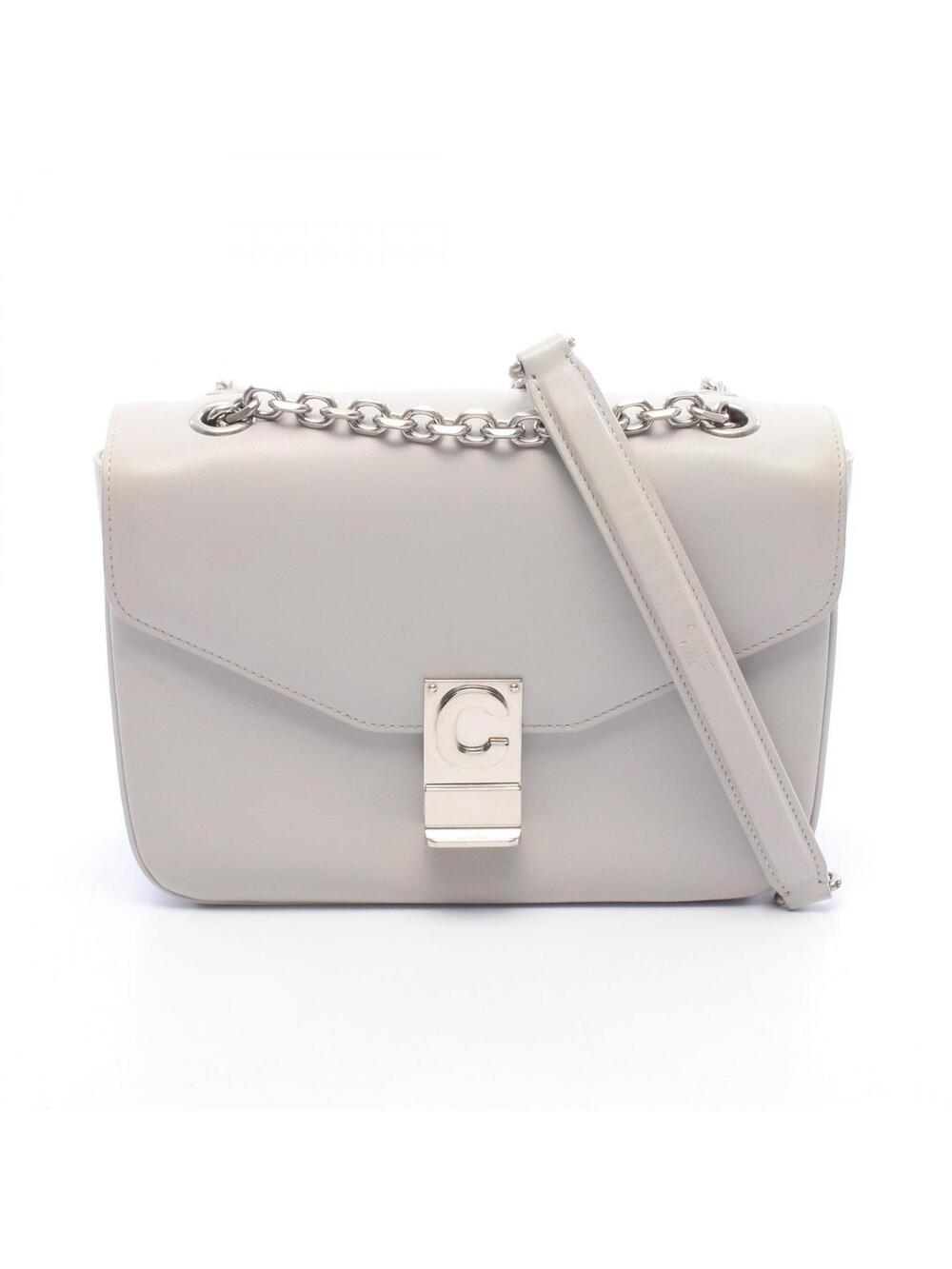 Celine C Medium Chain Shoulder Handbag #373702C77B